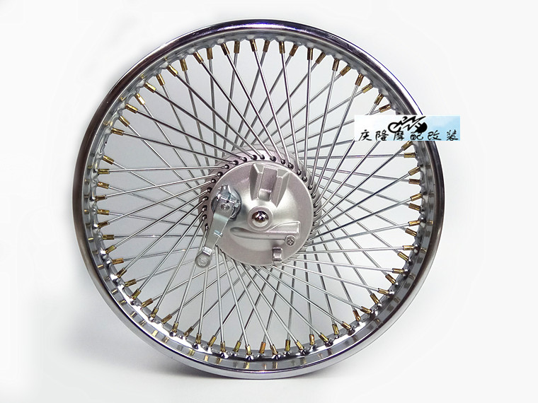 Gia Lăng 70 xe máy retro wheel hub lắp ráp JL70 mở rộng vòng thép Honda Cub 72 nan hoa dây bánh xe hub wave alpha bánh mâm