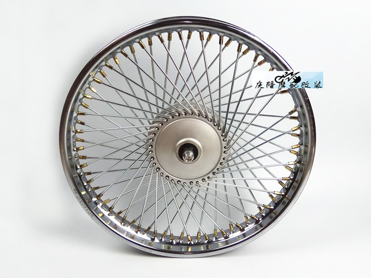 Gia Lăng 70 xe máy retro wheel hub lắp ráp JL70 mở rộng vòng thép Honda Cub 72 nan hoa dây bánh xe hub wave alpha bánh mâm