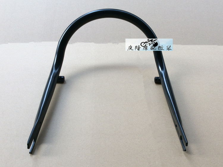 GN125 xe máy retro sửa đổi đuôi U-ống trong nước 125 hoàng tử nhỏ đuôi tailrest đuôi kệ khung inox xe lead