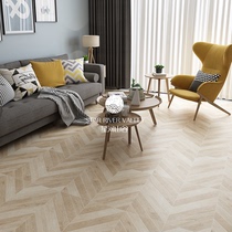 Fish bone wood grain herringbone imitation solid wood tiles 600 bedrooms anti-slip modern living room wood floor brick original wood color floor tiles