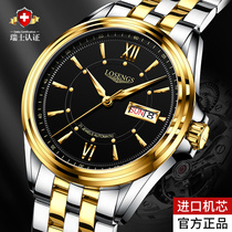 Swiss Romantic Treasures series Business watches Male waterproof machinery Table Mens hollowed-out Top  Brand wrist watches