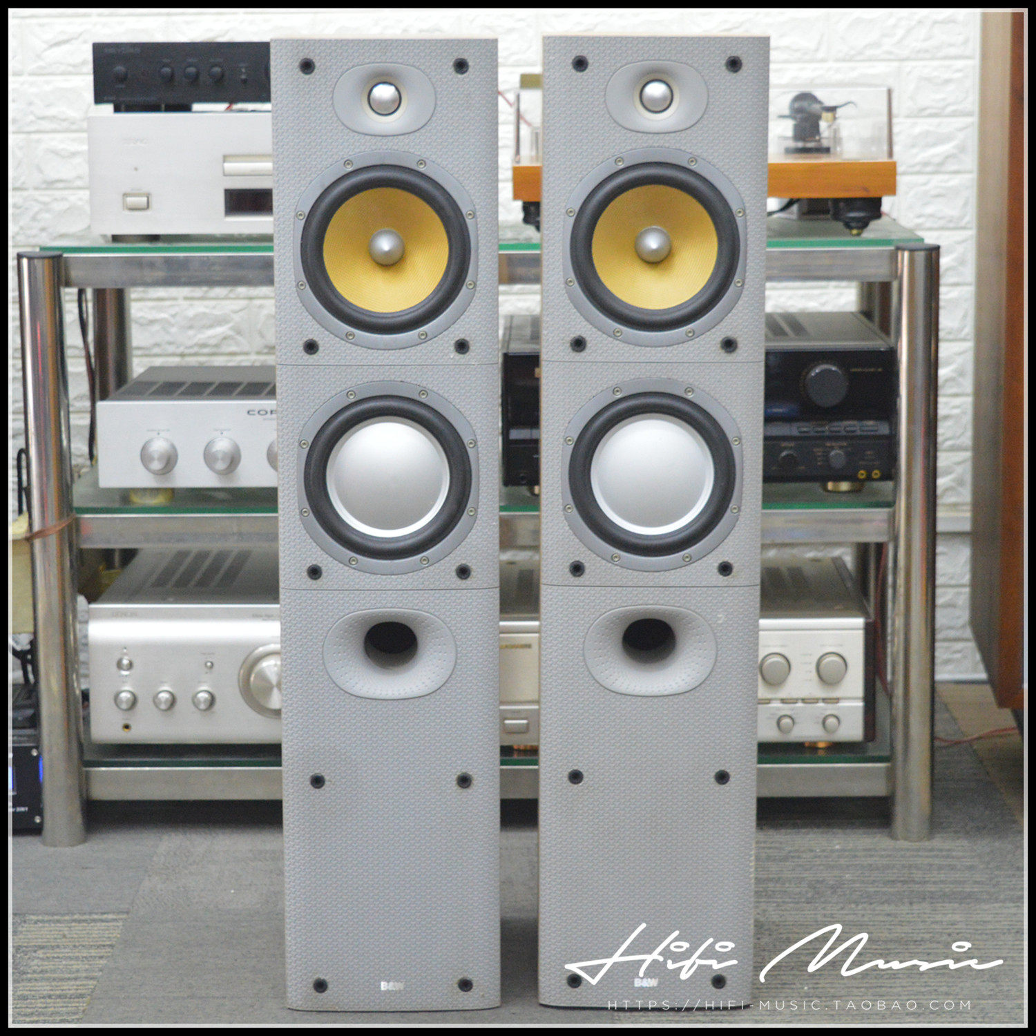 Second-hand original clothing UK imports BW BW DM603 S3 hifi fever ground speaker to color new