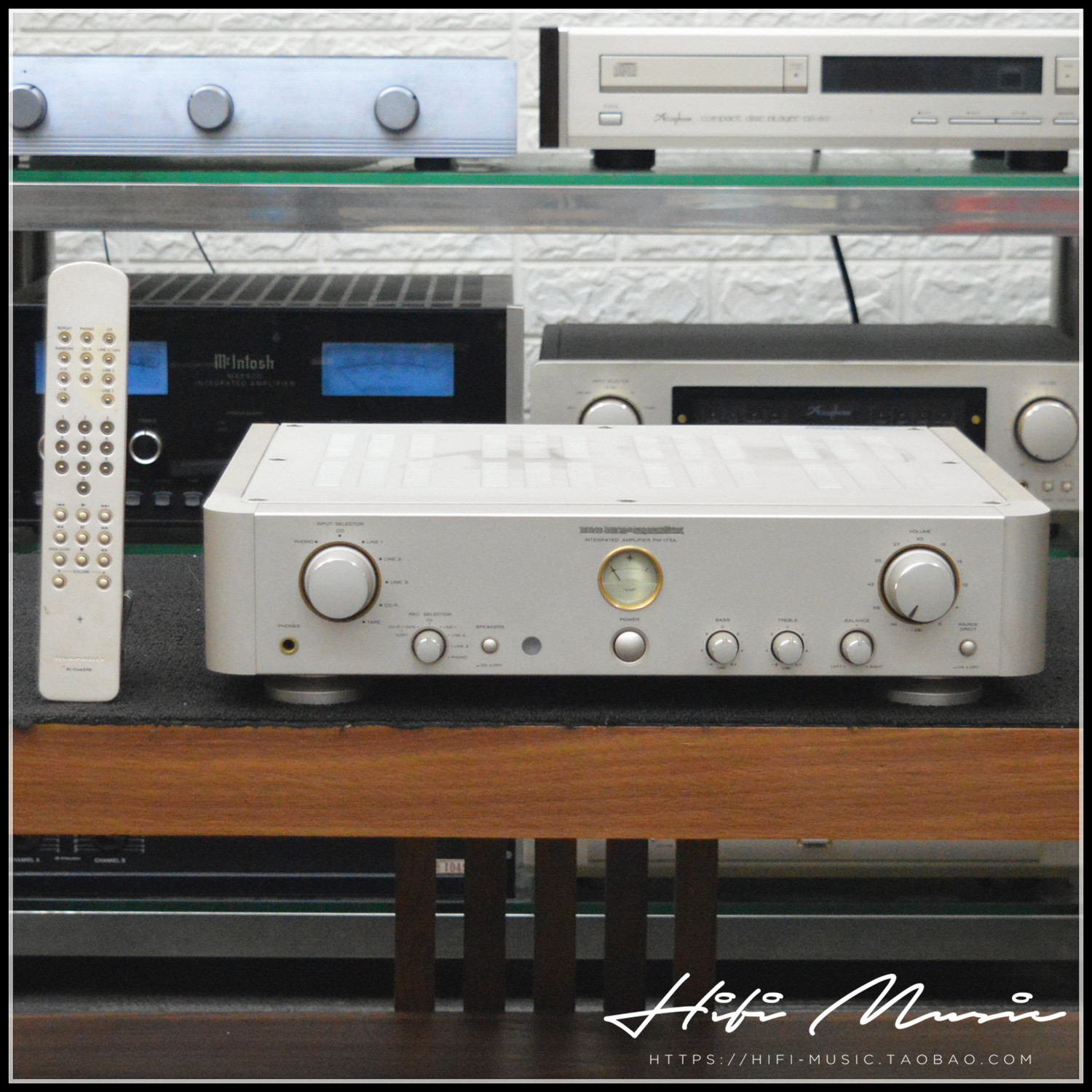 Second-hand original dress Japanese Marantz MARANTZPM-17SA Fever pure utilitarian set of original remote control