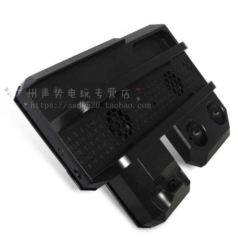 DOBE gốc PSVR PS4 pro slim host cơ sở làm mát vr mũ bảo hiểm xử lý chỗ ngồi khung sạc - PS kết hợp cáp micro usb