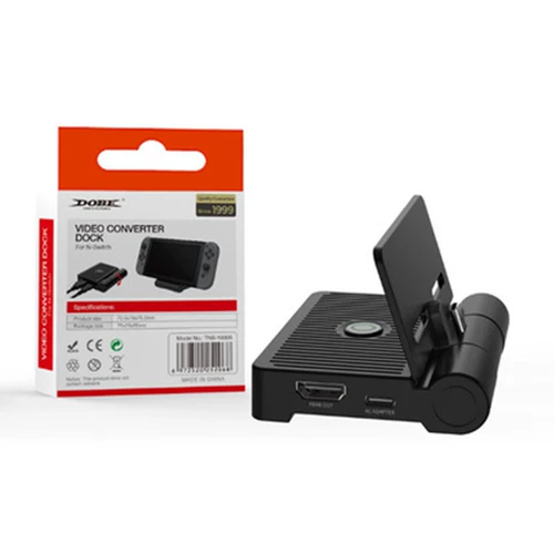 Dobe Switch HDMI Video Conversion складывание базового телевизионного конвертера Портативный телевизионный национальный банк аксессуары