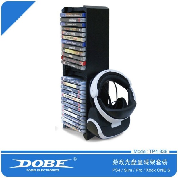DOBE ban đầu Sony PS4 PRO SLIM vr kính máy chủ khung đôi giá đỡ phụ kiện giá đỡ - PS kết hợp cap sac