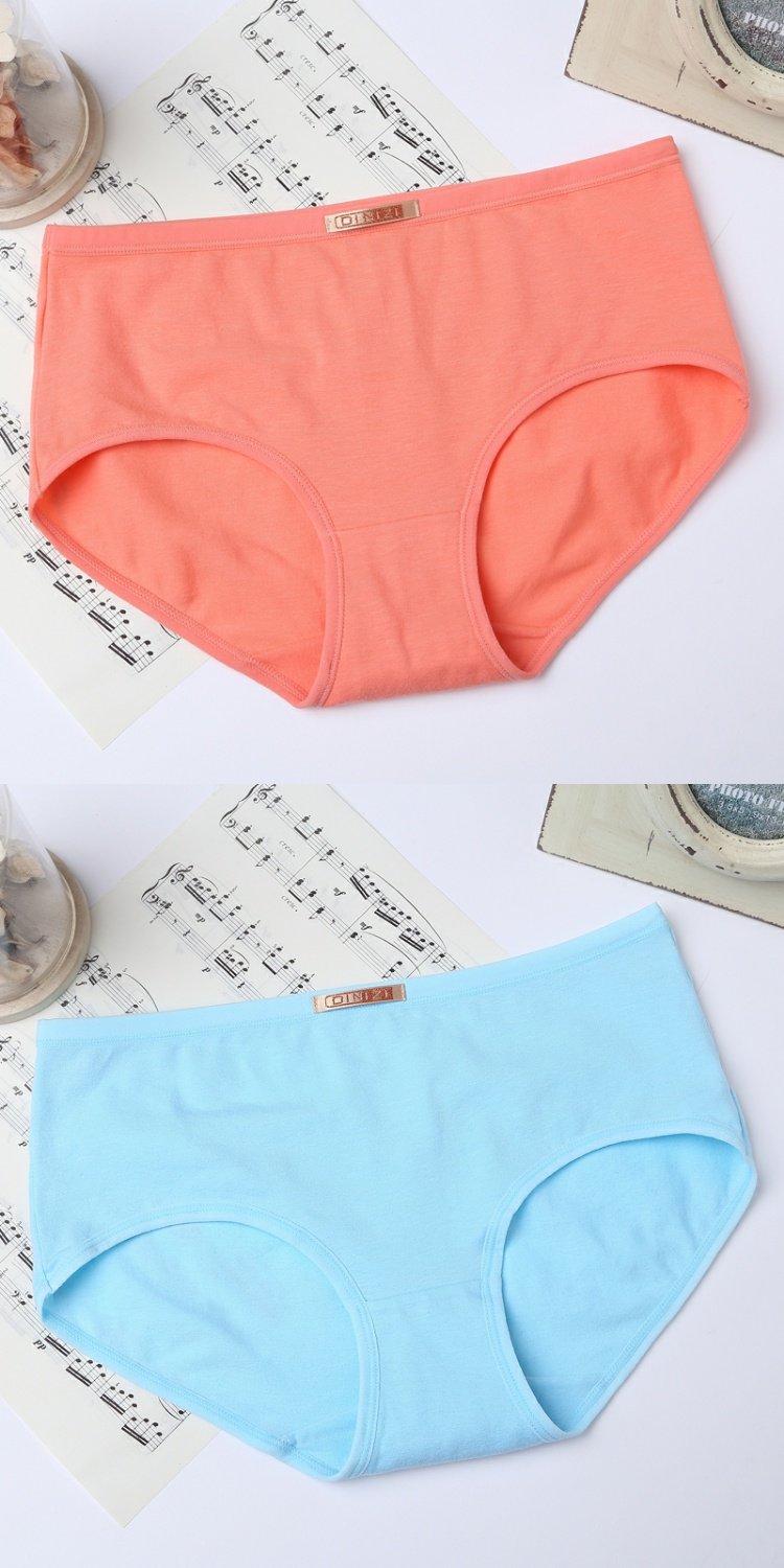 Năm sinh lớn đồ lót cotton màu đỏ béo mm giữa eo cao eo XL đồ lót nữ gợi cảm sịp đùi nam