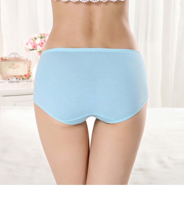 Năm sinh lớn đồ lót cotton màu đỏ béo mm giữa eo cao eo XL đồ lót nữ gợi cảm sịp đùi nam