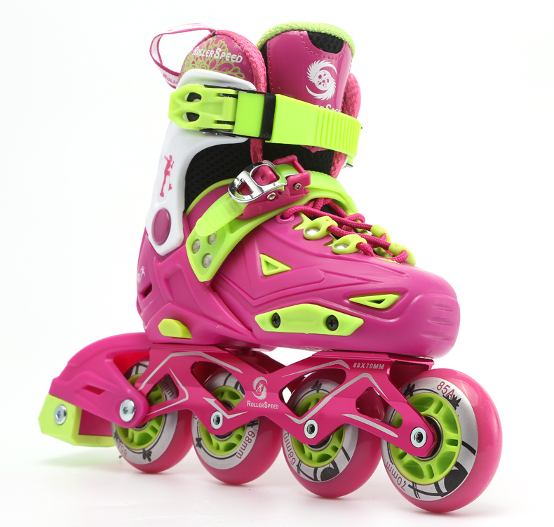 Sports Eagle children's roller skates professional suit fancy roller skating adjustable high-end professional flat flower shoes training models