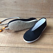 Casual Spring Old Beijing Breathable Fabric Bottom Handmade Klayer Bottom Round Mouth Cross Dress With Round Head Comfort Mens Cloth Shoes