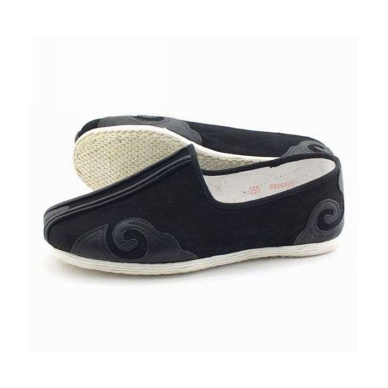 Thousands Floors Artisanal Sprinkle Shoes Old Beijing Cloth Shoes Fall Single Shoes Casual Shoes Men Shoes A foot pedal Kung Fu Tang Loaded Shoes-Taobao
