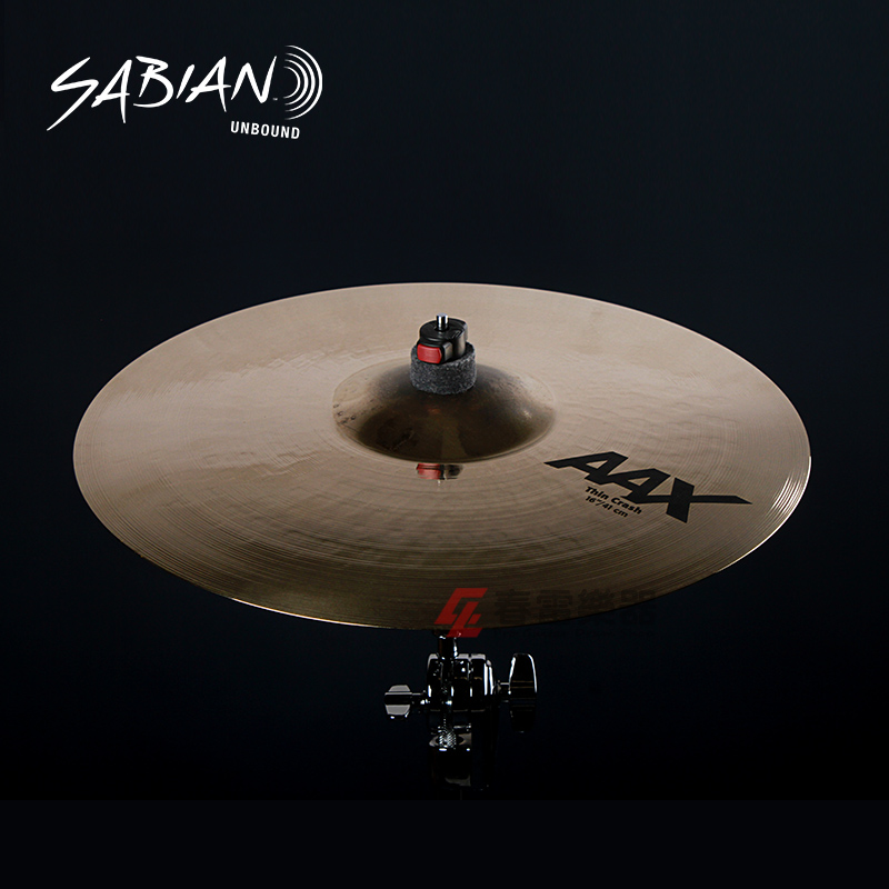 SSabian Sharpin AAX Thin Crash 16BR 16-inch hanging-on-sheet bright face 21606XC