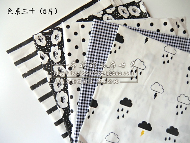 Bông vải đầu vải quilting DIY thủ công vật liệu búp bê quần áo vải trăm nhà vải đầu kích thước tùy chọn - Vải vải tự làm vải thun cotton lạnh