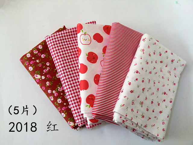 Cotton twill handmade DIY chắp vá vải trăm nhà vải 25 * 25CM vải búp bê quần áo vải hoa vải đầu vải thô