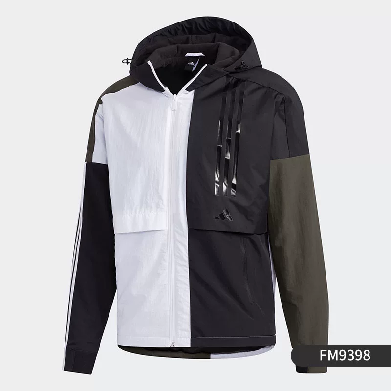 Футболка Adidas/Adidas Genuine REAL AW JKT повседневная футбольная Real Madrid тканевая куртка DX7855