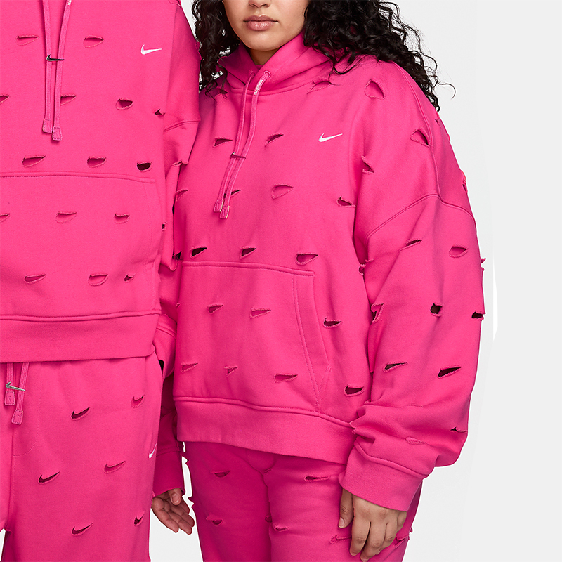 Nike/Nike Genuine Jacquemus Swoosh Couple's Fashionable Loose Sweatshirt Fj3482-653
