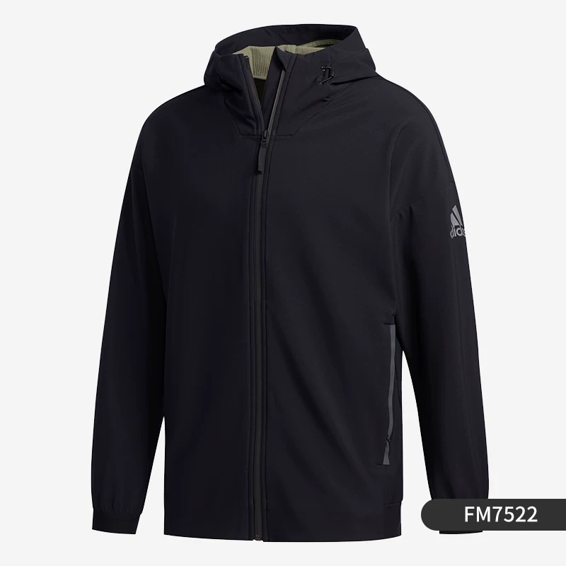 Футболка Adidas/Adidas Genuine REAL AW JKT повседневная футбольная Real Madrid тканевая куртка DX7855