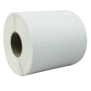 Copper paper double row 50*30mm*5000 sheets barcode sticker Self-adhesive label copy paper Coated coding paper