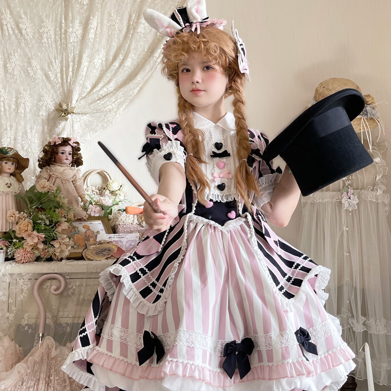 `樱姬lolita原创设计正版怪诞剧场OP洛丽塔轻LO裙,可爱日常穿搭神器!`_lolita洛丽塔_淘宝游戏网