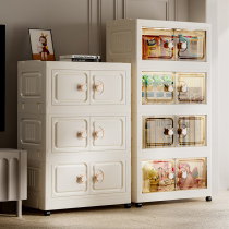 Storage cabinet storage cabinet simple installation-free baby wardrobe household storage cabinet snack cabinet clothing storage box folding