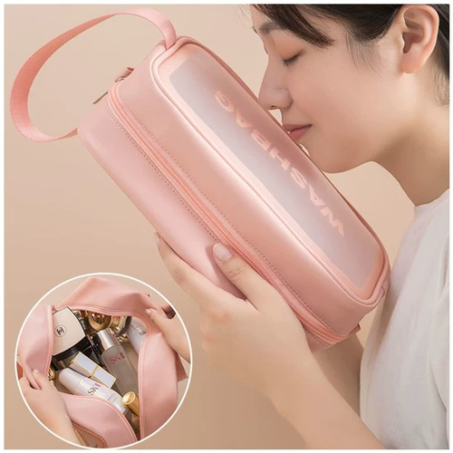 Брендовая косметичка для путешествий, портативная вместительная и большая водонепроницаемая система хранения подходит для мужчин и женщин, популярно в интернете