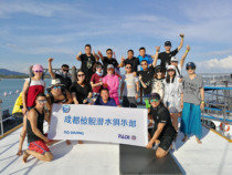 PADI open water junior diver diving training research certificate Chengdu area OW diving diving