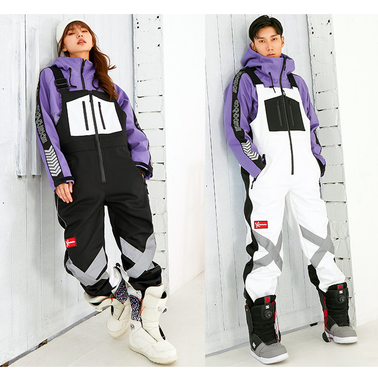 sXnXoXw waterproof thickened snow pants hold baby bag ski pants plus velvet warm veneer hold baby bag pants double board unisex