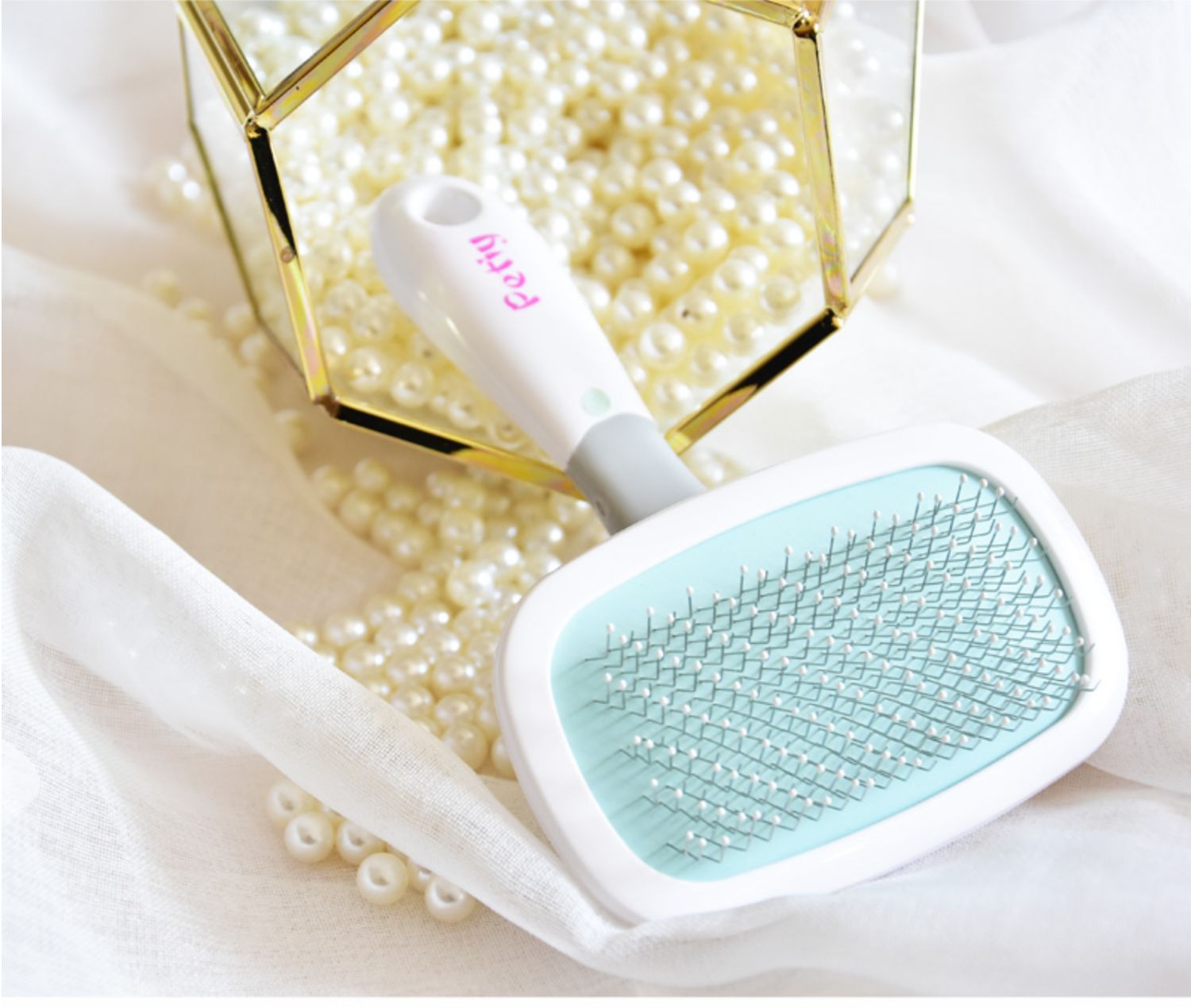 Petiy Polaroid Pet Comb Cat Dog Pin Comb Canopy Loose nút Massage Teddy Kích thước làm tóc - Cat / Dog Beauty & Cleaning Supplies Đá gom lông Fur-Zoff.