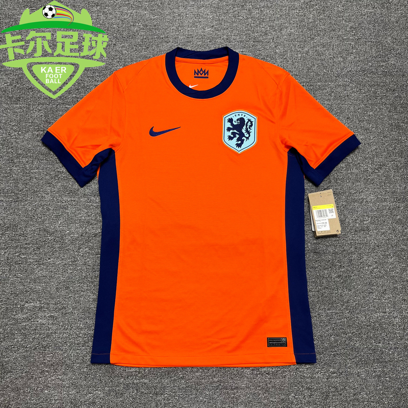 Carl Genuine Netherlands National Team 2024 European Cup Home Fan Edition Quick-Dry Short-Sleeve Match Jersey Football Uniform Carl Genuine Netherlands National Team 2024 European Cup Home Fan Edition Quick-Dry Short-Sleeve Match Jersey Football Uniform