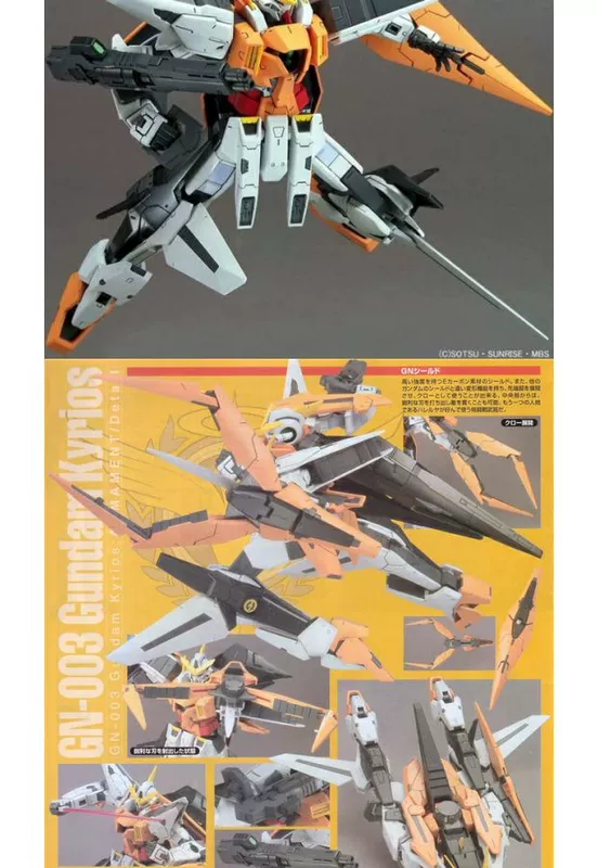 Đồ chơi mô hình máu nóng nhân vật Mobile Suit Gundam TV 00 Gundam GN-003 Lord Angel 1/100 - Gundam / Mech Model / Robot / Transformers