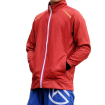 Autumn Winter Sports Casual Jacket Jacket Male Zipped Pocket Running Exercise Large Red Blouse Wude Grocery Store