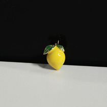 Fruit Little Lemon Needle Small Fashion Brock Prevention Brock V-collar suit shirt Blender