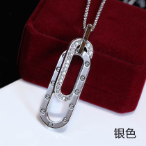 Fashion exquisite long necklace womens sweater autumn and winter European and American big style high-end accessories simple atmosphere sweater chain long