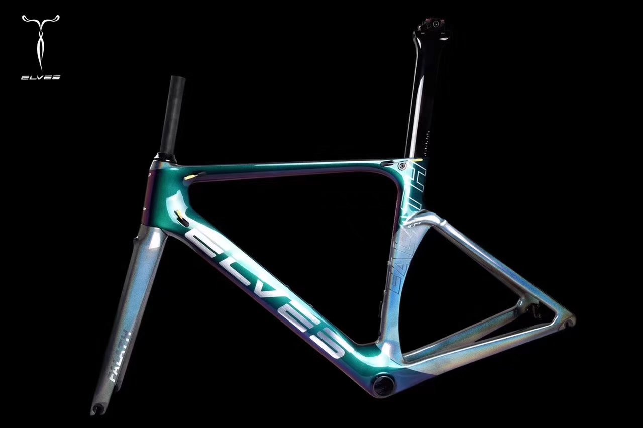 elves elves carbon fiber road bike rack light discoloration frame light change genre climbing to break wind frame