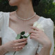 Baroque heterosexual irregular natural freshwater pearl necklace clavicle chain 14k gold filled