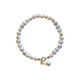 Natural Baroque Irregular Shaped Natural Freshwater Pearl Bracelet Design Niche Simple 14K Gold Non-Fading