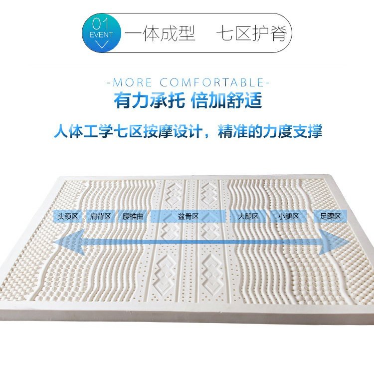 nhập khẩu cao su thiên nhiên latex nệm 1,5m 1.8m 5cm tatami Simmons tinh khiết 10cm giải phóng mặt bằng của Thái Lan - Nệm đệm sưởi điện