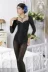 Bụng sau sinh corset chia nhỏ phù hợp với eo sau sinh hông cao eo dài chân nhựa quần dài tay áo trở lại clip bộ định hình giảm eo nữ Corset hai mảnh