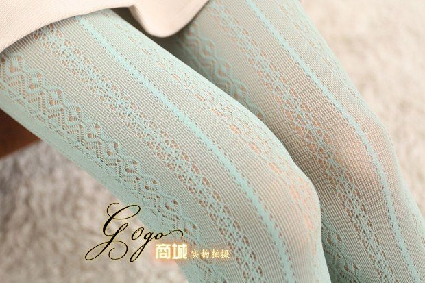 Vớ mẫu Nhật Bản rỗng ra vớ net retro quần lót chống móc quần lót nữ dài quần dài mùa xuân và mùa thu vớ đồ lót