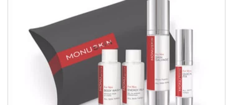 Hồng Kông gửi thư trực tiếp thời gian có hạn 48 pounds MONUSKIN nam sau khi tắm chăm sóc da cạo râu 4 món quà tặng chăm sóc trắng da cho nam