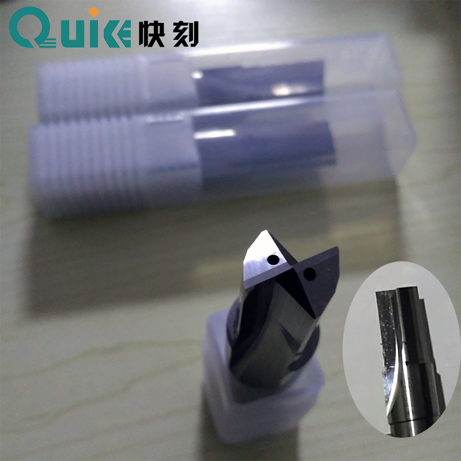 Non-standard customized inner cooling reamer double straight hole forming reamer integral alloy inner cooling double straight hole aluminum reamer D18