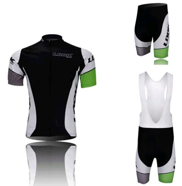 2014 black cycling suit LOOK summer cycling suit Tour de France cycling suit short-sleeved suit cycling suit