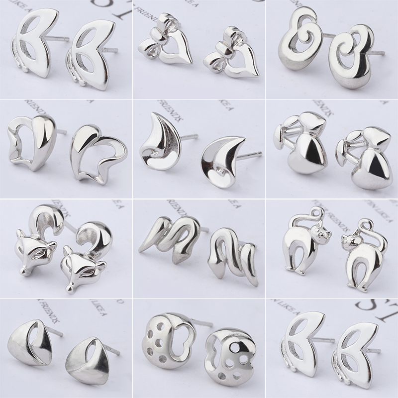 Home Xiangnet Red Earrings S925 Pure Silver Earshot Woman Temperament South Korea 100 Hitch Minimalist Fashion Creative Ear Accessories