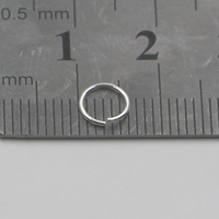 Раскрытие стерлингового серебра диаметром диаметром 6 мм диаметром 6 мм