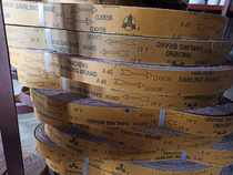 1520 * 100mm circular flat belt belt machine abrasive cloth sandpaper metal weld Burr grinding and polishing belt