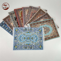 Dunhuang mouse pad Turkish Middle East silk cloth Persian literature and art national style coffee pad tourist souvenir