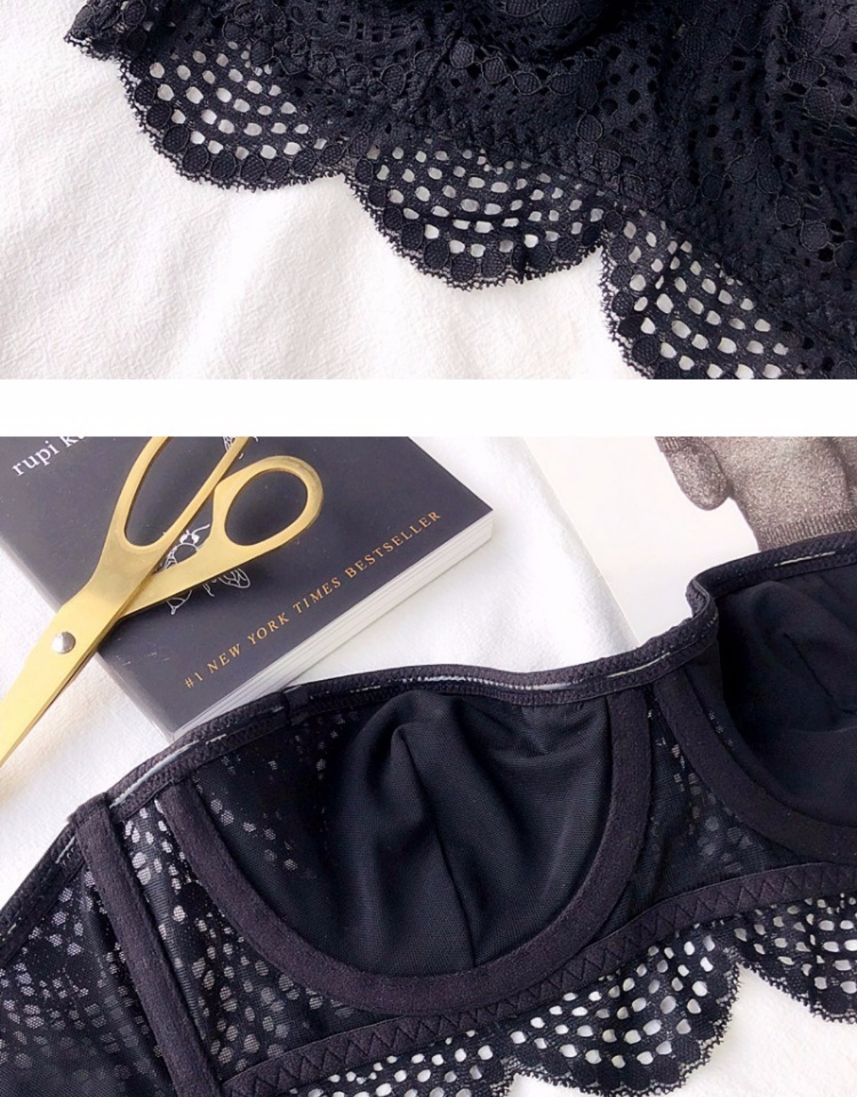 Sexy siêu mỏng 1/2 nửa cúp ngực đồ lót ống top vai liền mạch chống trượt váy cưới quây áo ngực áo lót nữ