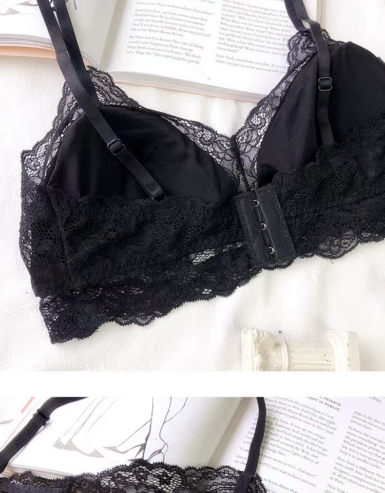 Lụa không có vòng thép mỏng bra bralette tam giác liền mạch thoải mái thoáng khí đồ lót lụa phụ nữ áo ngực ko dây