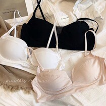 Simply Model cotton steel-free ring thin half cup of comfortable underwear students bra commuter uncertain breathable dairy mask
