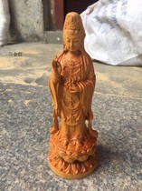 Cliff Burwood engraving French wheel Inn flower finger Guanyin Buddha statue for home South China Sea Station Lionview BodhisattBodhisattBodhisattva